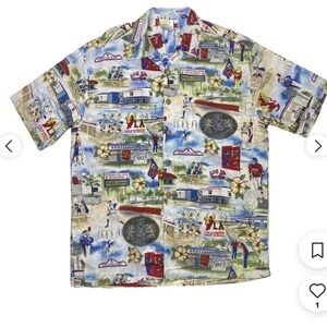 Los Alamitos High School Hawaiian button down shirt